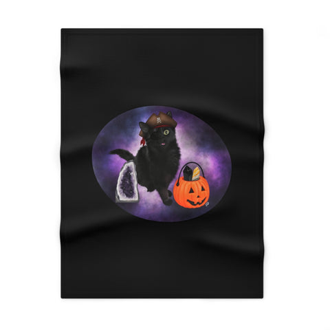 Oracle the Pirate Soft Fleece Blanket