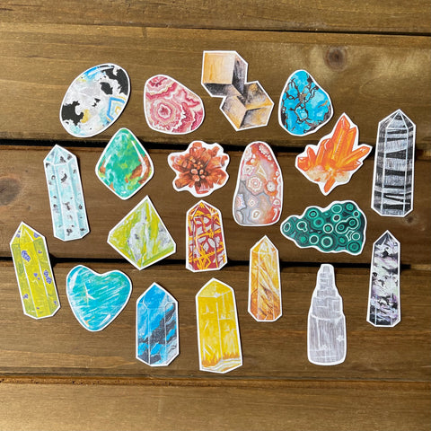 Mini Crystal Stickers Pack Version 2
