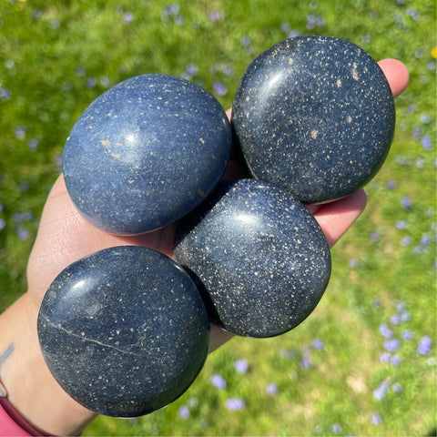 Lazulite Palm Stones