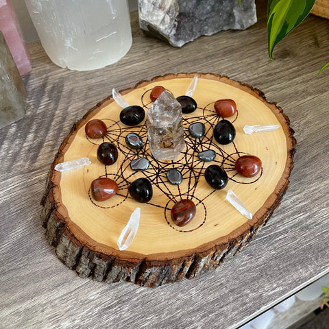 The Grounding Crystal Grid