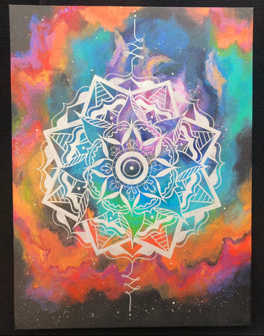 Galaxy Mandala Original Painting