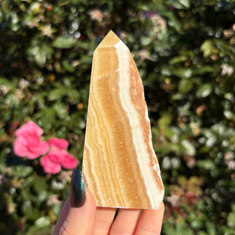 Orange Calcite Tower E