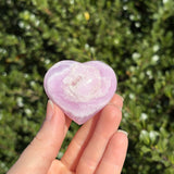 Pink Aragonite Heart E