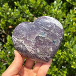 Unicorn Stone Lepidolite Heart A