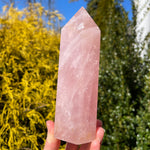 Chunky Rose Quartz Tower