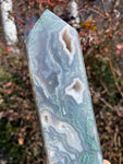 XL Moss Agate Tower