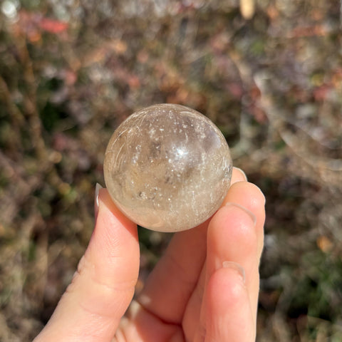 Mini Natural Citrine Sphere D