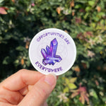 Opportunities Positive Affirmation Crystal Sticker