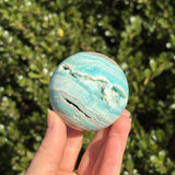 Blue Aragonite Sphere B