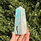 Blue Aragonite Tower A
