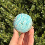 Blue Aragonite Sphere E