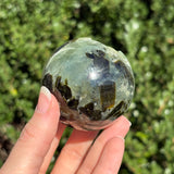 Prehnite w/ Epidote Sphere A