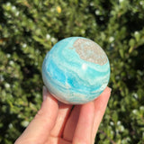 Blue Aragonite Sphere B