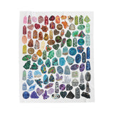 50" x 60" Assorted Crystals Plush Blanket