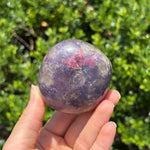 Unicorn Stone Lepidolite Palm Stone A