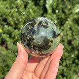 Prehnite w/ Epidote Sphere A