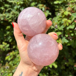 Star Rose Quartz Spheres