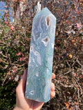 XL Moss Agate Tower