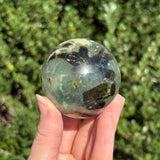 Prehnite w/ Epidote Sphere B