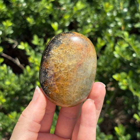 Golden Healer + Pyrite Palm Stone B