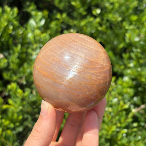 Peach Moonstone Sphere B
