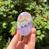 Amethyst Agate Palm Stone D