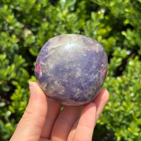 Unicorn Stone Lepidolite Palm Stone A