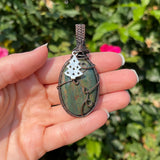 Bloodstone Christmas Pendant