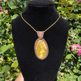 Large Orbicular Ocean Jasper Pendant