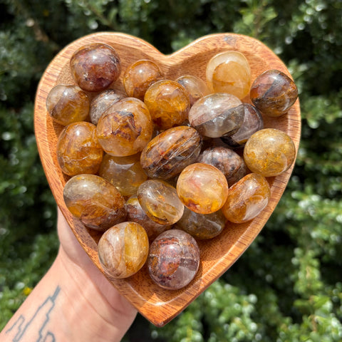 Golden Healer Tumbled Stones