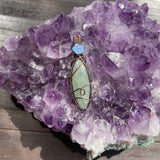 Aquamarine Flower Pendant