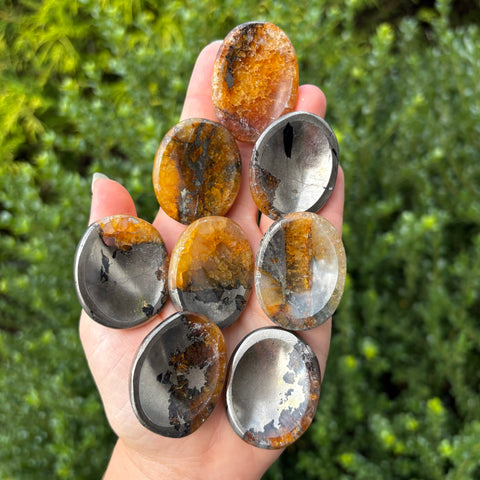 Pyrite + Golden Healer Worry Stones