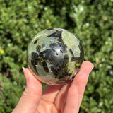 Prehnite w/ Epidote Sphere A