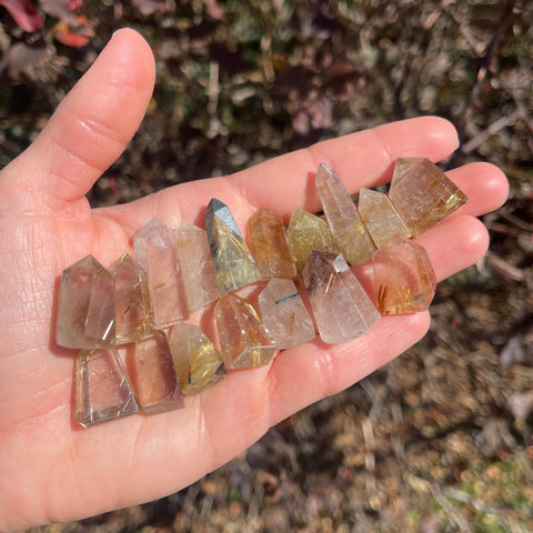 Mini Rutilated Quartz Towers