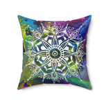 Cosmic Mandala Pillow 14"x14"