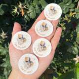 Luck Positive Affirmation Crystal Sticker