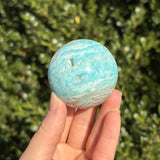 Blue Aragonite Sphere E