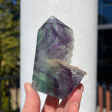 Rainbow Fluorite Tower J