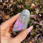 Mini Pink Labradorite Freeform C