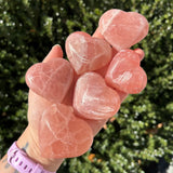 Rose Calcite Hearts