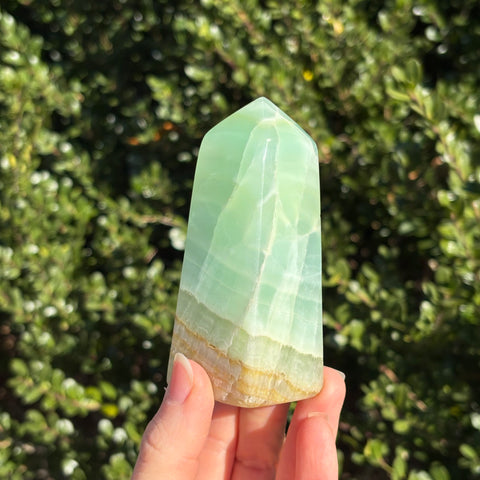 Pistachio Calcite Tower D