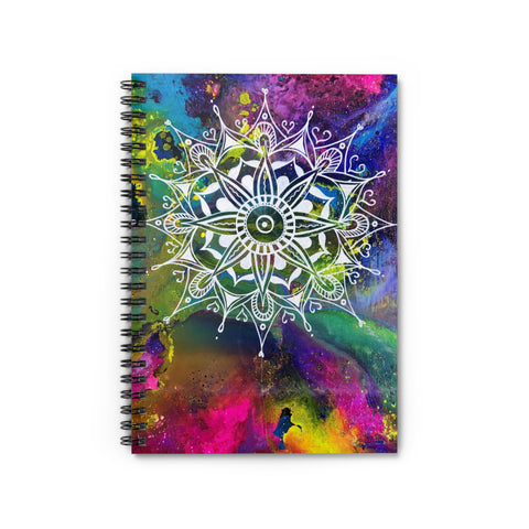 Cosmic Mandala Spiral Notebook