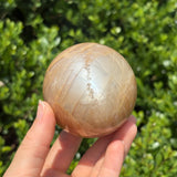 Peach Moonstone Sphere A