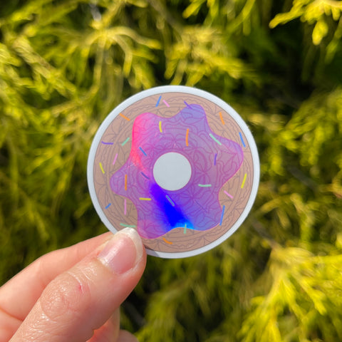 Mandala Donut Sticker