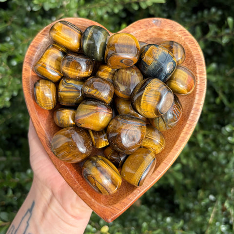 Tiger’s Eye Tumbled Stones