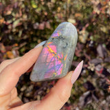 Mini Pink Labradorite Freeform C
