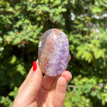 Amethyst Agate Palm Stone F