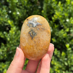 Golden Healer + Pyrite Palm Stone E