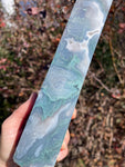 XL Moss Agate Tower