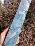 XL Moss Agate Tower